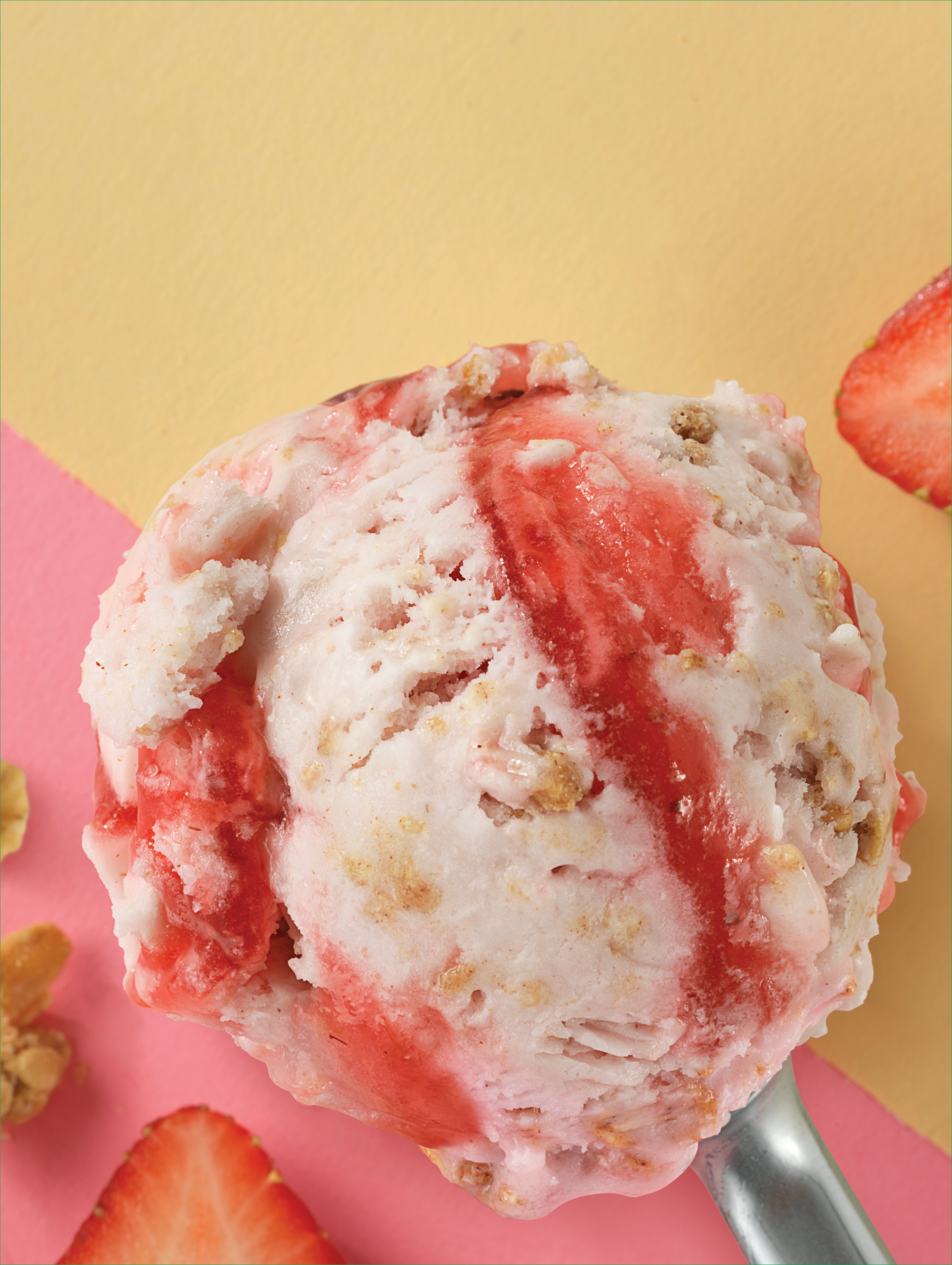 Baskin Robbins May 2021 Flavor Non Dairy Strawberry Streusel Is An