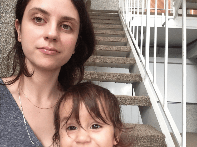 A GIF with Devin Kate Pope and her toddler