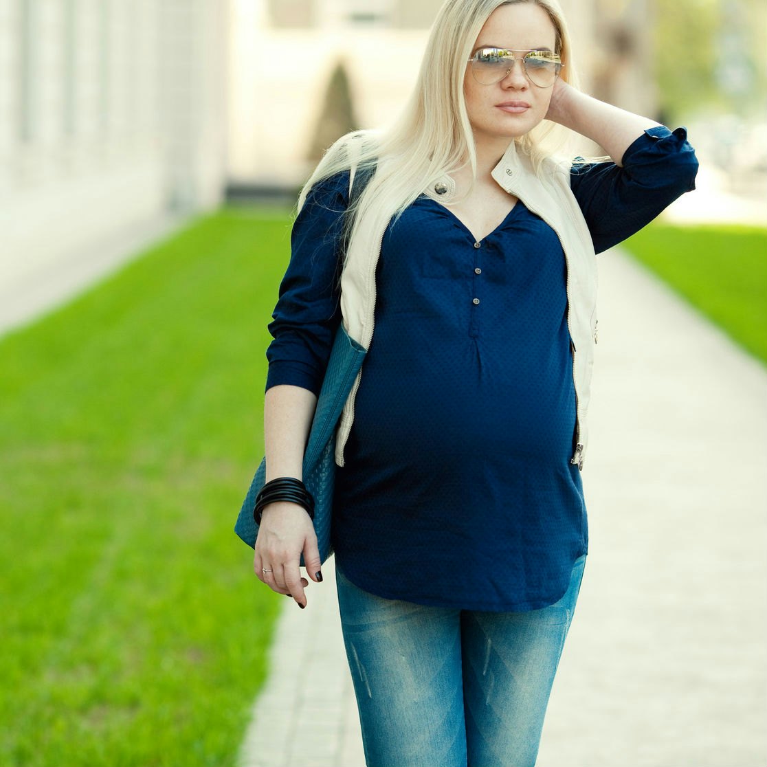 Maternity White Jeans  Wobbly Walk