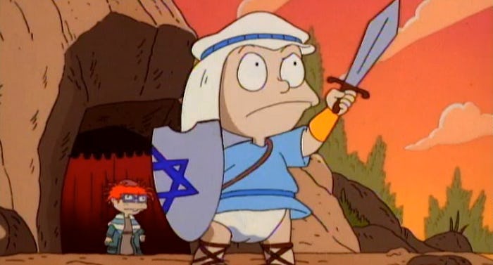 A scene from the 'A Rugrats Chanukah' episode