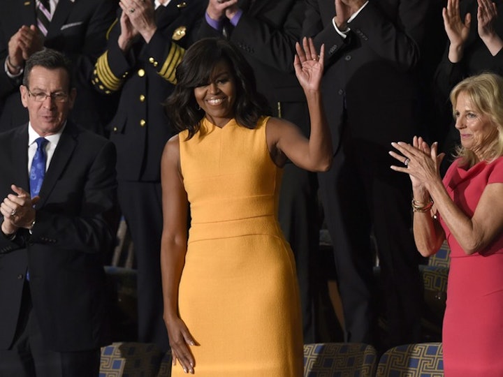 Where To Buy Michelle Obama's Yellow Dress From The State Of The Union