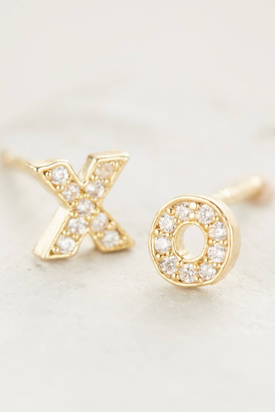 Valentine's Day x and o shaped earrings gift