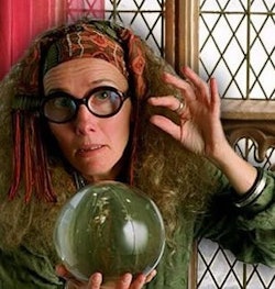 Emma Thomspon as Sybill Trelawney from Harry Potter