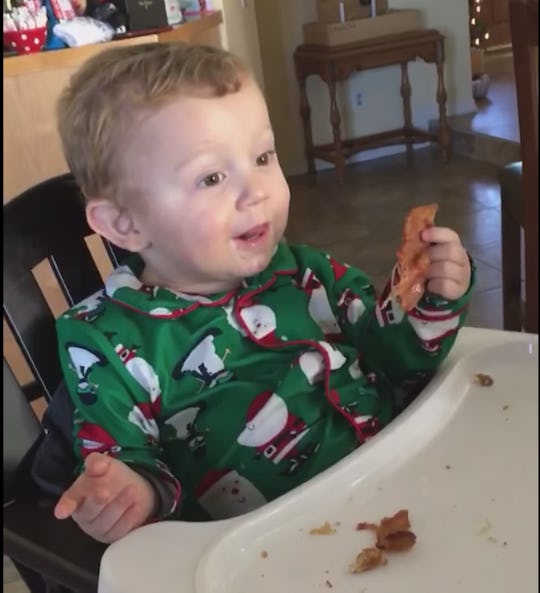 This Baby Trying Bacon For The First Time Is Already Living His Best Life Video This Baby Trying Bacon For The First Time Is Already Living His Best Life Video