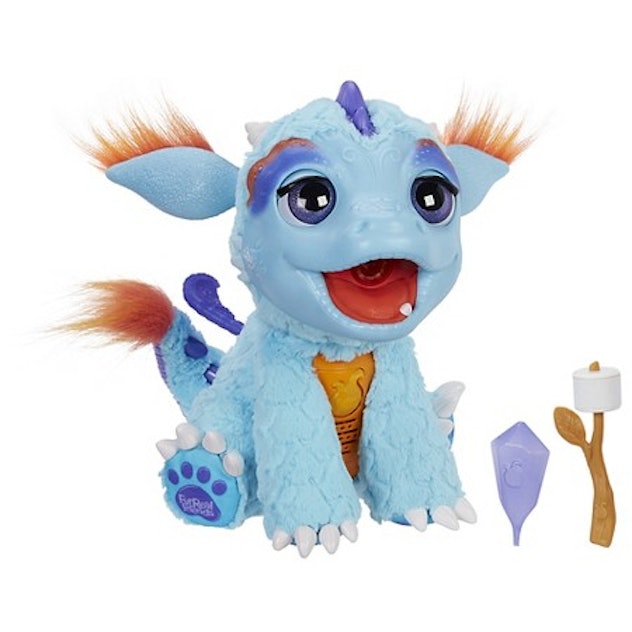 Blue stuffed toy My Blazin’ Dragon