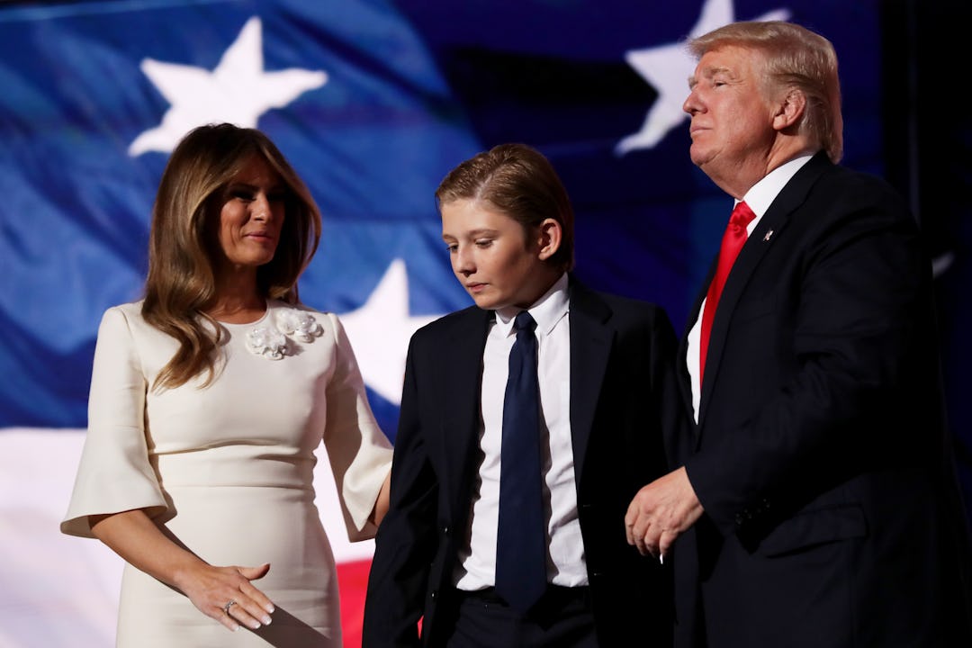 Melania & Barron Trump Won't Move To The White House, But It's Not ...