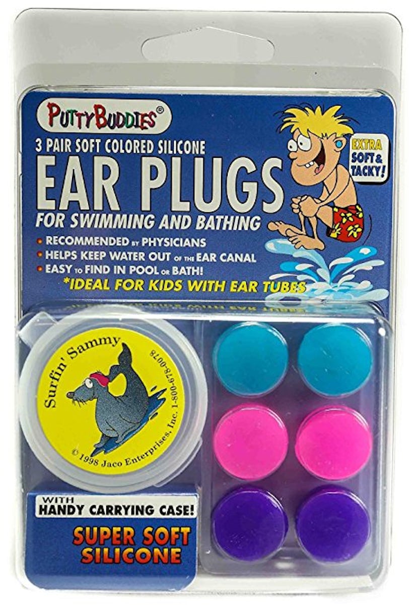 Swimming Earplugs 3-Pair Pack.