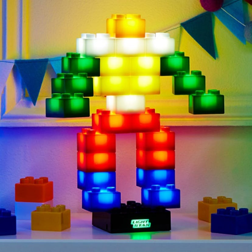 colorful electric light blocks