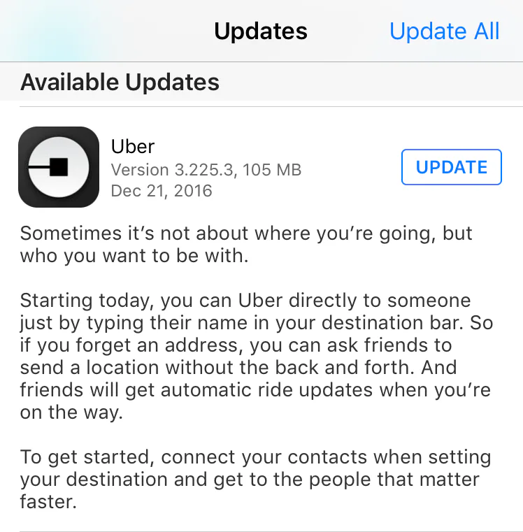 How To Uber Directly To A Friend