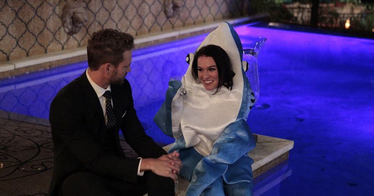 Reactions To Shark Girl On The Bachelor Prove The Costume Was Totally Worth It Reactions To Shark Girl On The Bachelor Prove The Costume Was Totally Worth It