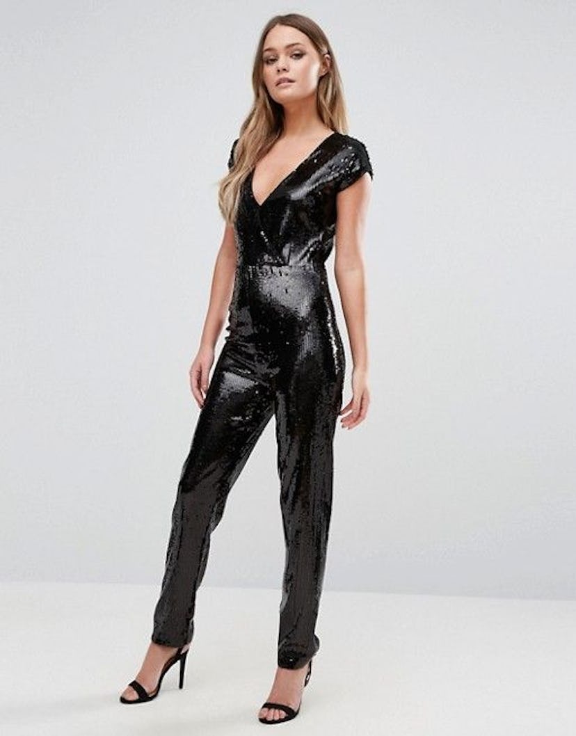 Where To Buy Kylie Jenner's Black Sequin Jumpsuit? It's Perfect For The ...