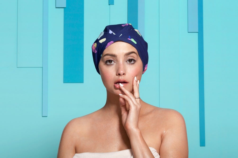 bizarre shower cap