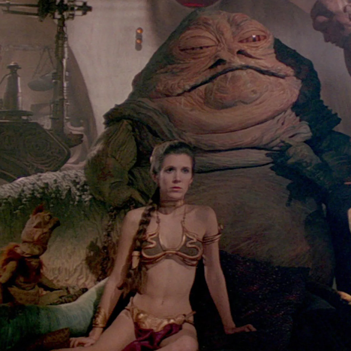 princess leia gold dress Princess Leia bikini sells for $96,000