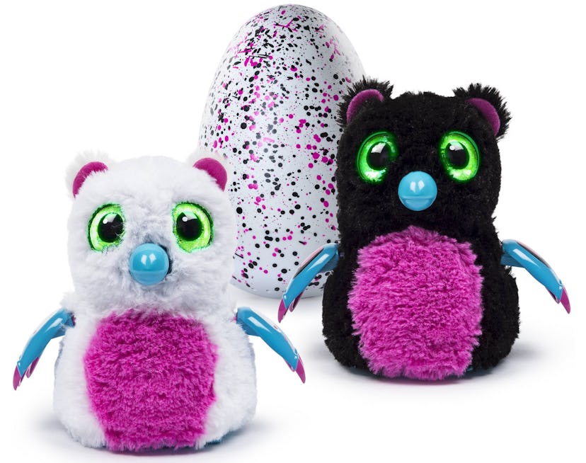 Image of two black and white hatchimals