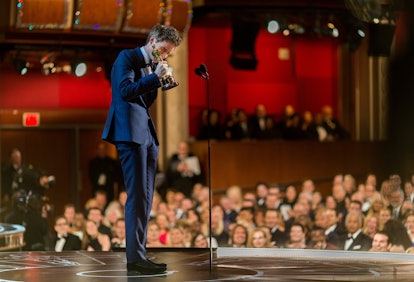 Eddie Redmayne winning the Best Actor Oscar