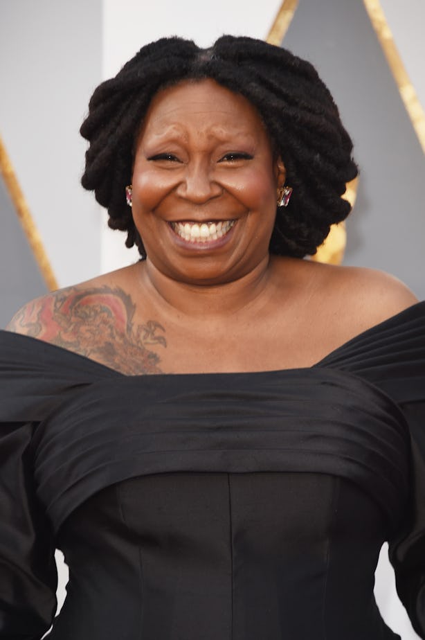 What Is Whoopi Goldberg’s Tattoo? The Comedian’s Oscars Dress Showed