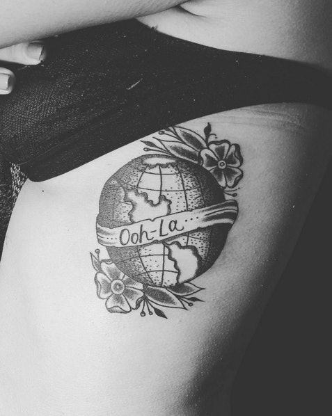 Tattoo Hd Earth Hd World Globe World Map Tattoo Designs World Map  Transparent Background 913944  Free Icon Library