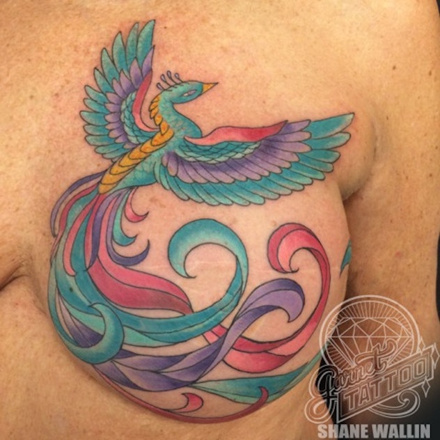mastectomytattoo:mastectomy-breast-cancer-bra-tattoo-lace-floral