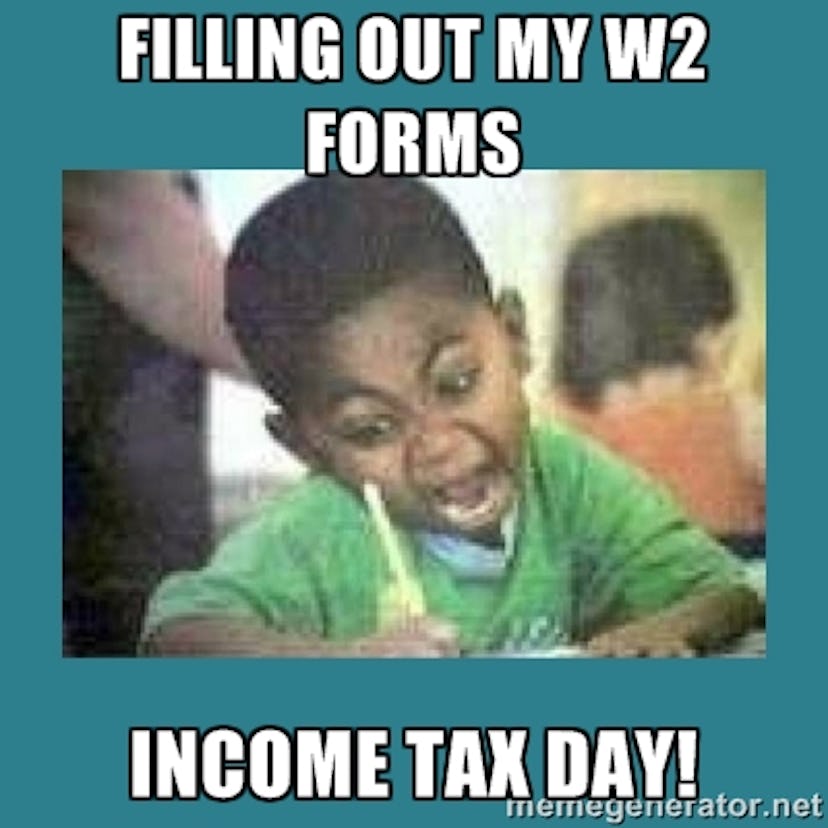 Filling out all the W-2 forms I can.