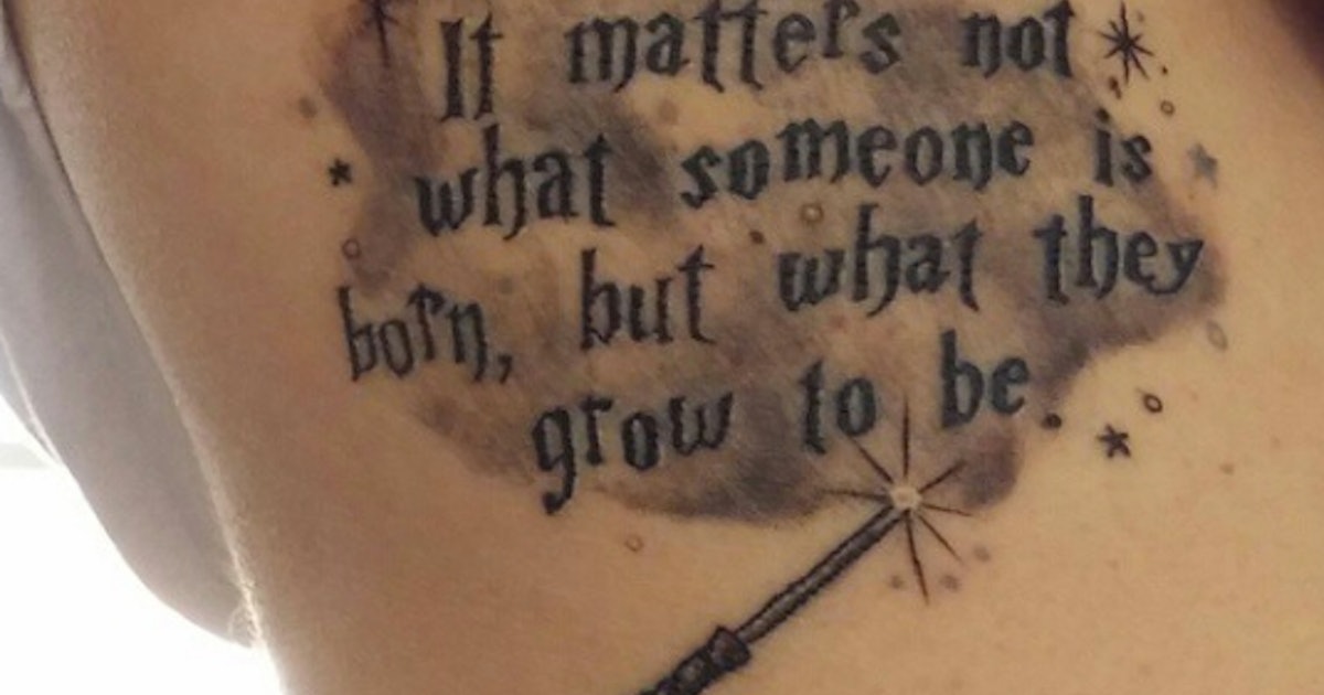 13 'Harry Potter' Quotes That Would Make Great Tattoos