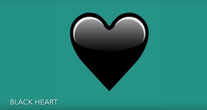 The black heart emoji is perfect for when you're trying to convey a dark and twisted sense of humor.