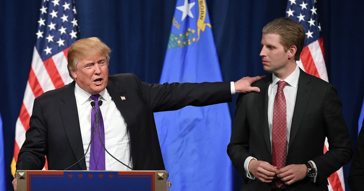 What Is Eric Trump S Net Worth The 32 Year Old Has Millions To His Name