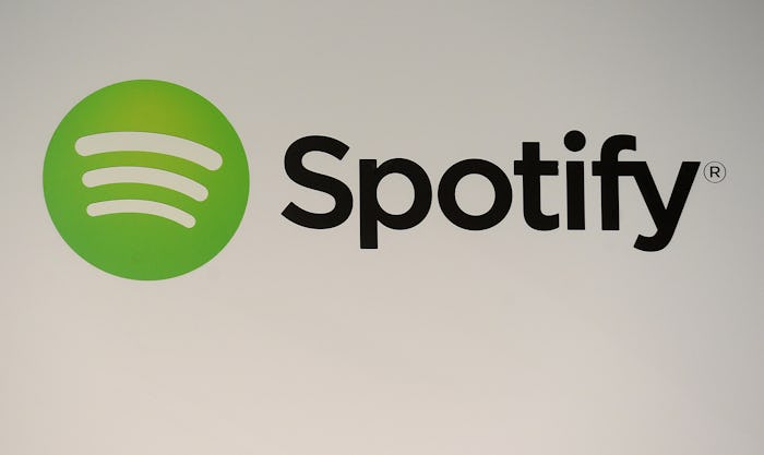 Spotify's logo on a white background