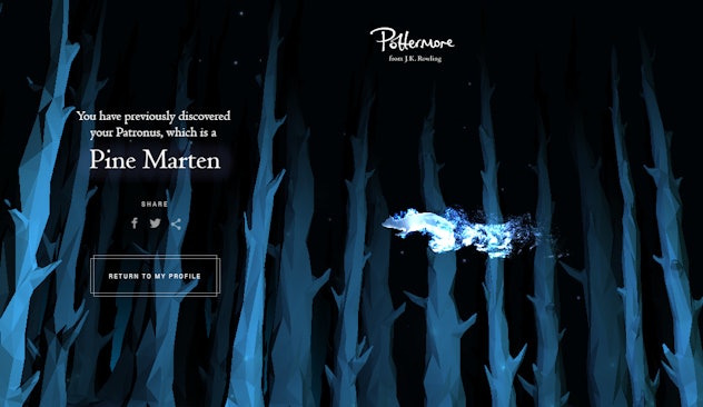 Find Out What Your Patronus is with The Official Pottermore Patronus Quiz —  GeekTyrant