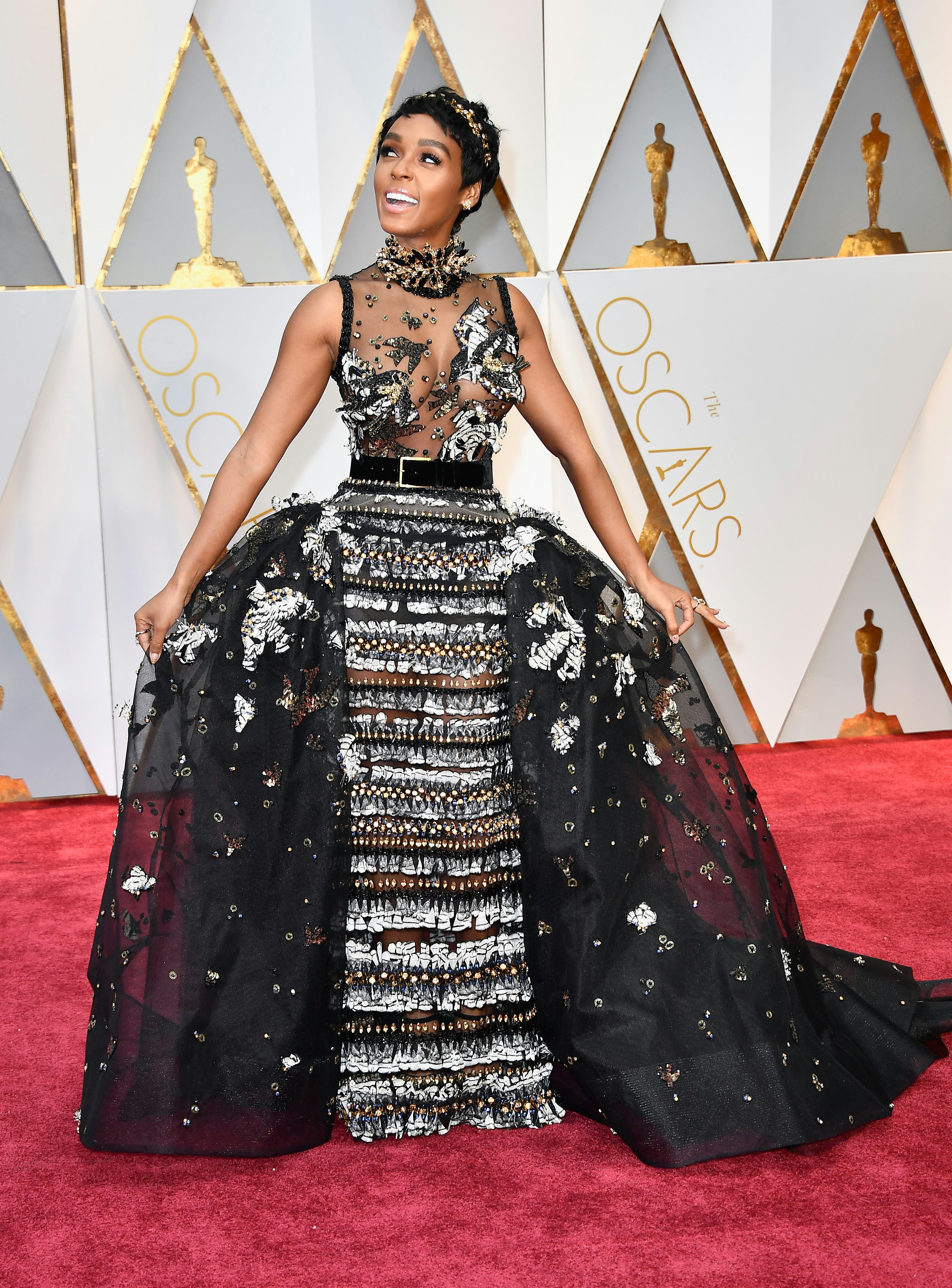 janelle monae oscar dress