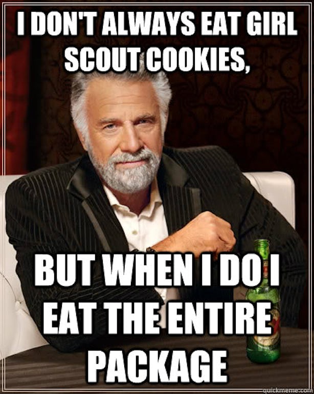 11 Girl Scout Cookie Memes To Satisfy Your Sweet Tooth 