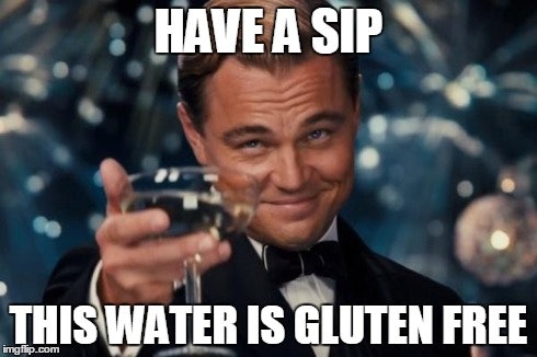 Image result for gluten free meme