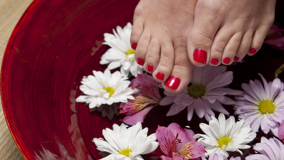 How To Paint Your Toenails When Pregnant Because That Bump Can