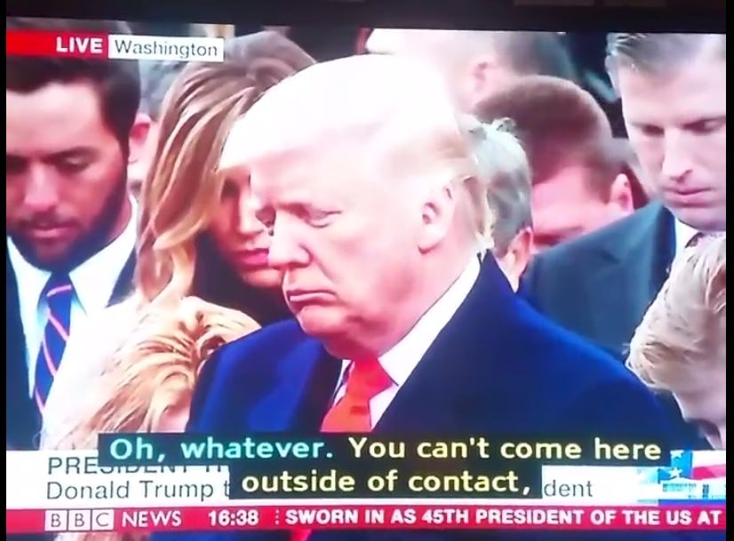 The BBC Messed Up Its Subtitles During Donald Trump's Inauguration ...