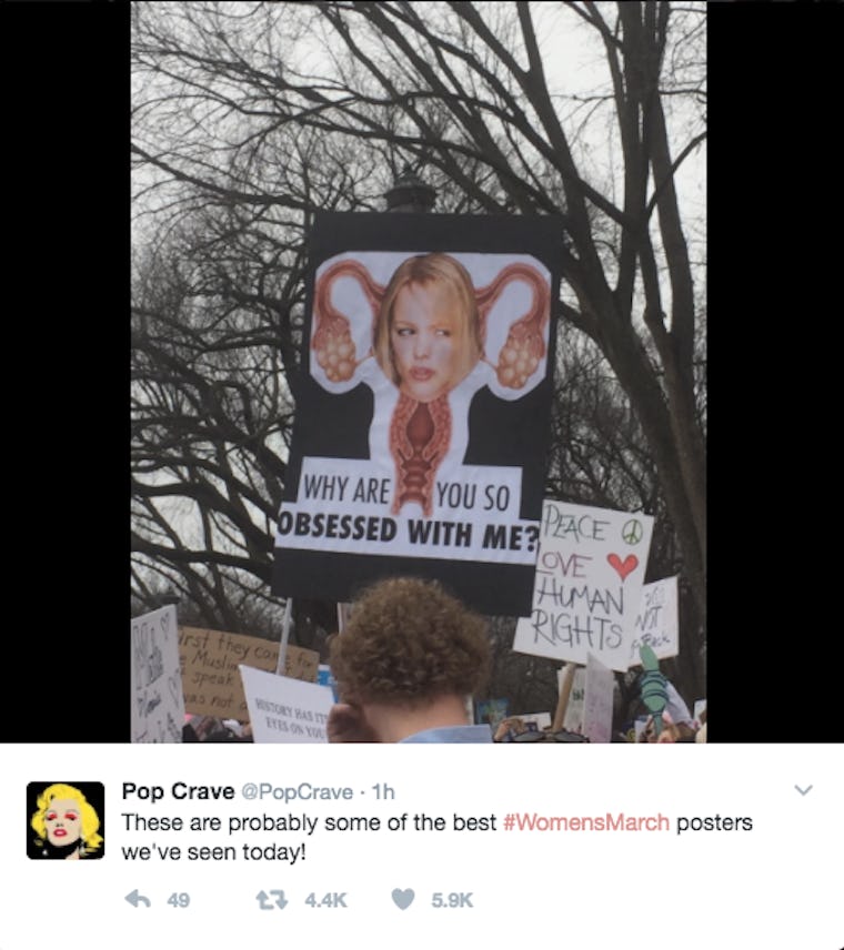 The Very Best Reproductive Rights-Themed Signs At The Women's March