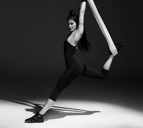 Kylie Jenner's Puma Fierce Strap Swan 