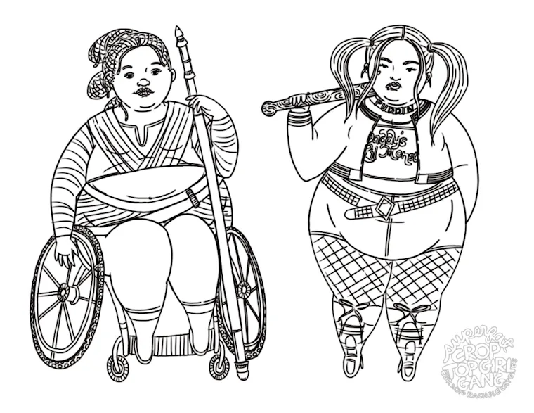 My Daughter's Coloring Books Will Be Fat Positive, & Here's Why