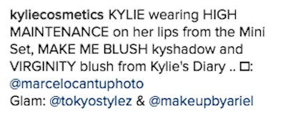 Kylie Jenner Wears The Kylie Cosmetics Valentine's Day Collection To ...