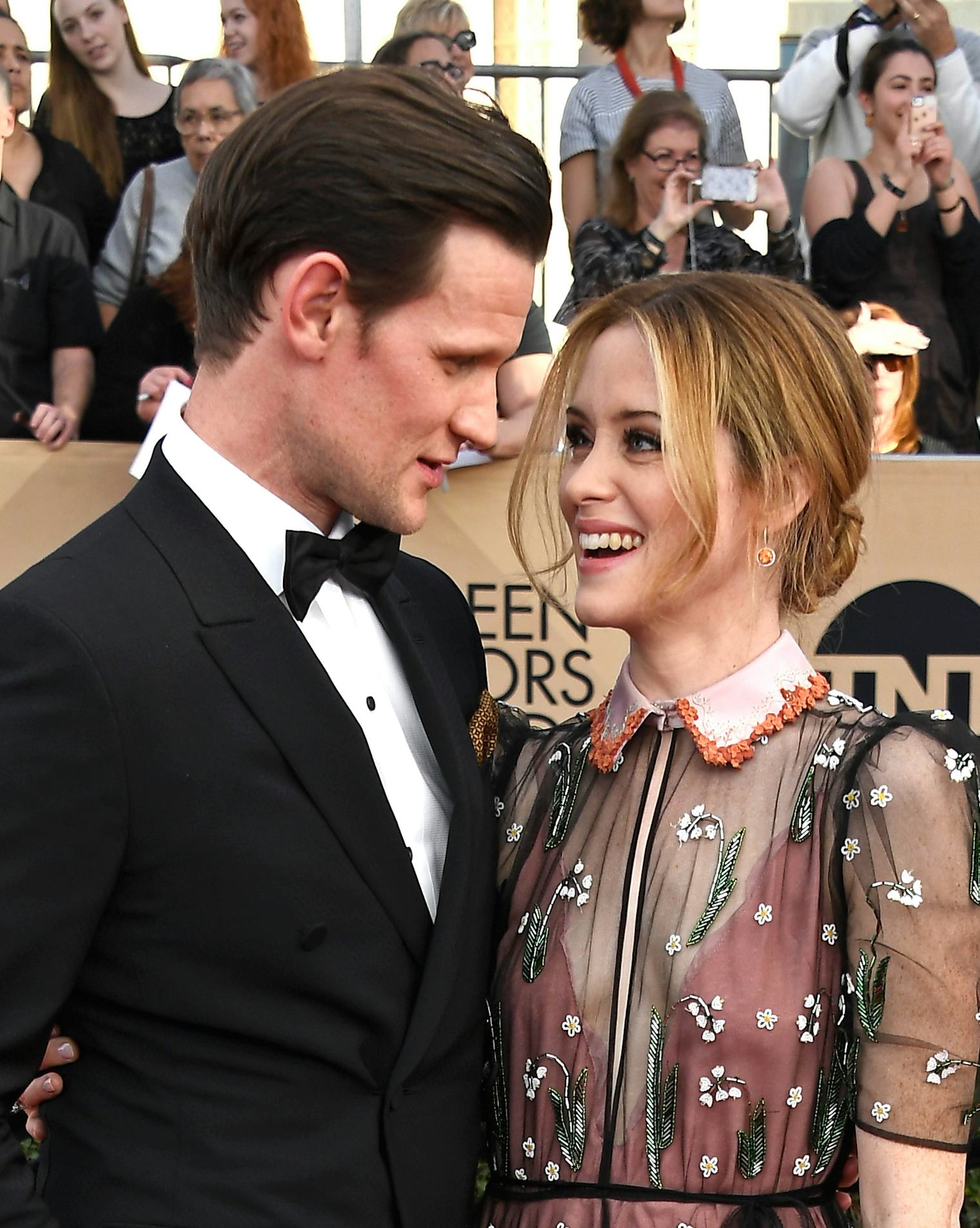 Are Matt Smith & Claire Foy Dating? 'The Crown' Stars Are Supporting