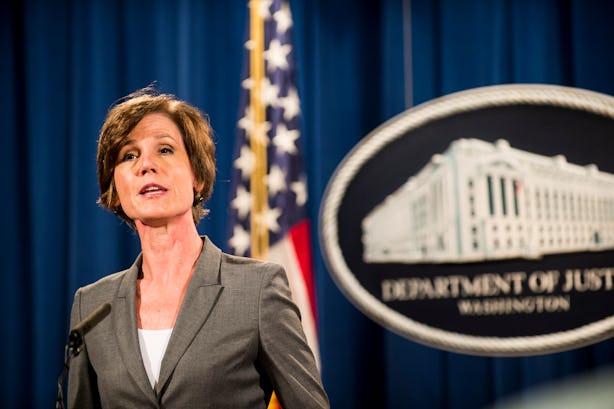 Sally Yates Responds To Being Fired With A Series Of Tweets Epitomizing