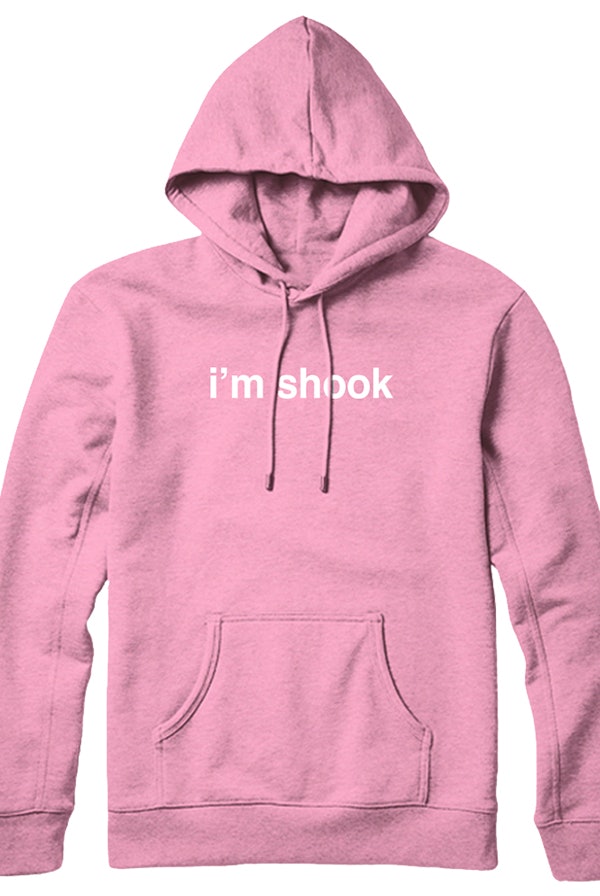 pink james charles hoodie