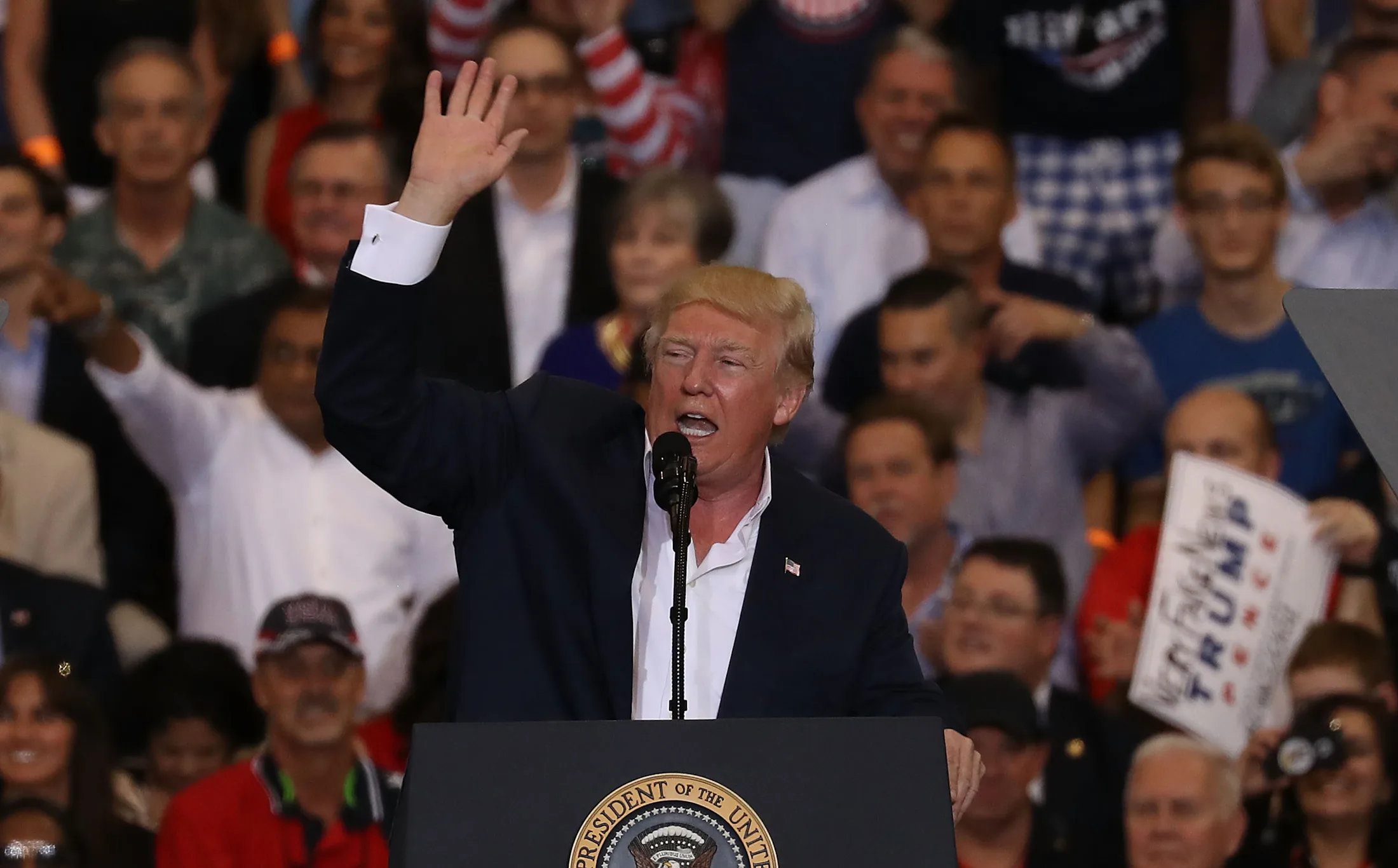 7 Trump Rally Quotes That Reveal He's Pretending It's Still 2016