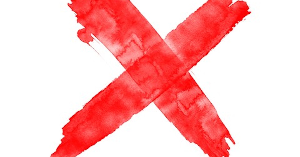 What Does The Red X Mean It S A Poignant Symbol