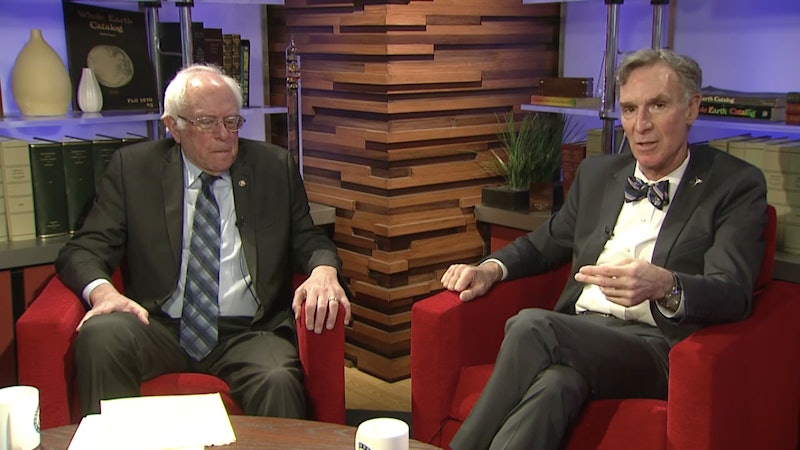 Watch Bernie Sanders Bill Nye Explain Why You Have To Care About Climate Change Video