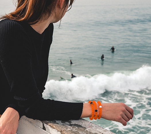 Orange on sale lokai bracelet