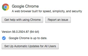 how to update google chrome 2017