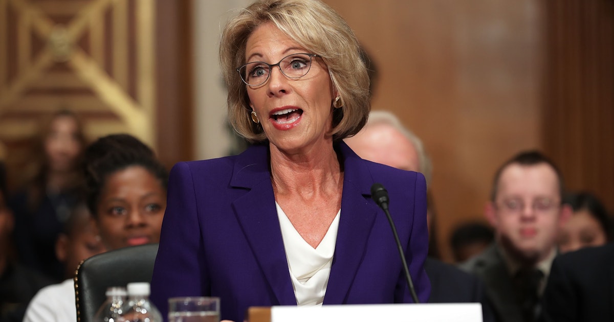 Does Betsy Devos Have Kids Her Children Never Went To Public School