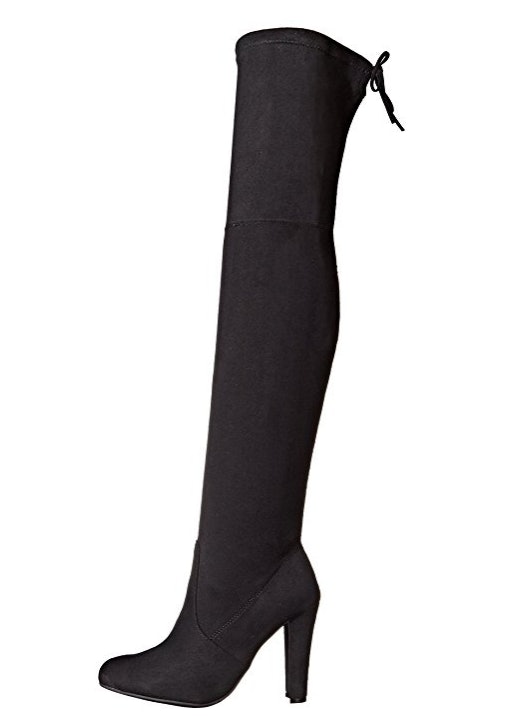 tie back over the knee boots