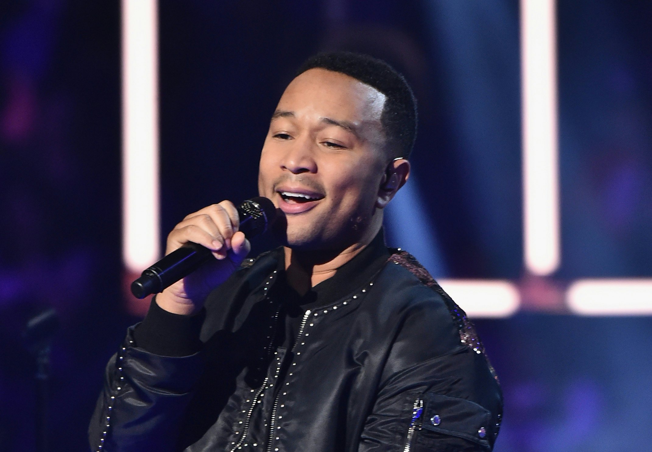 john legend purple jacket