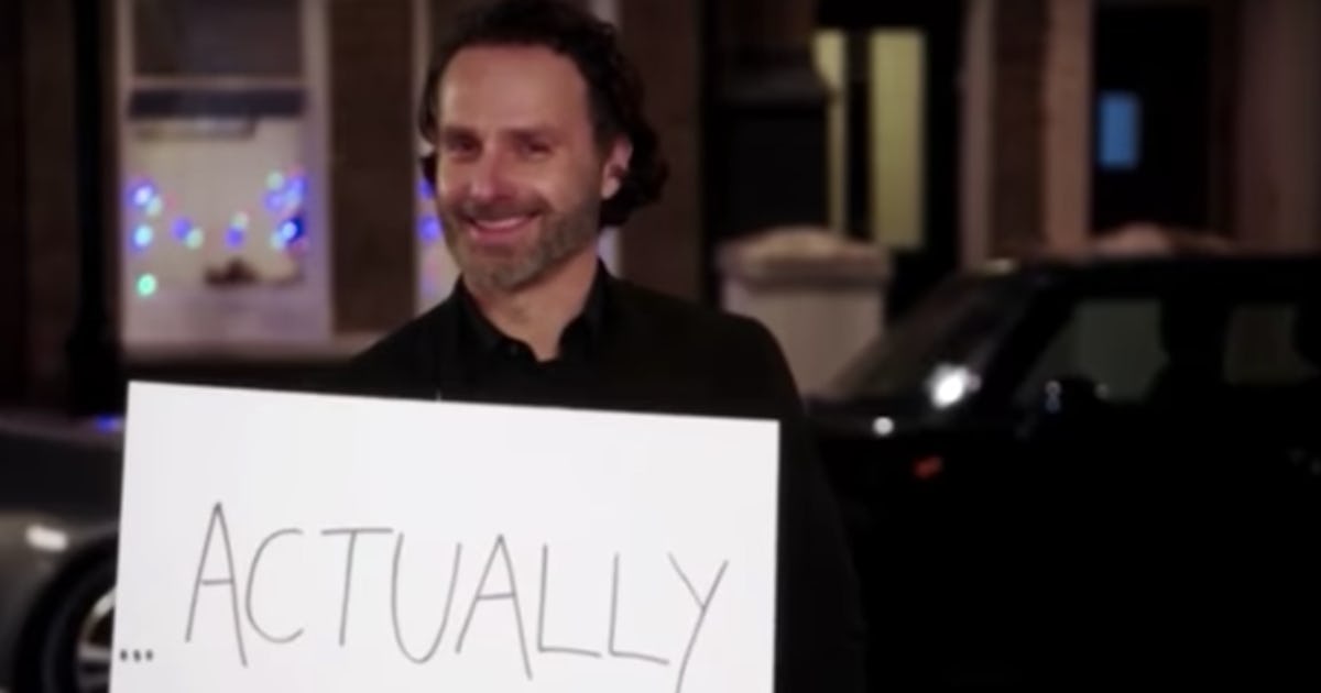 The 'Love Actually' Sequel Trailer References That Classic Scene We