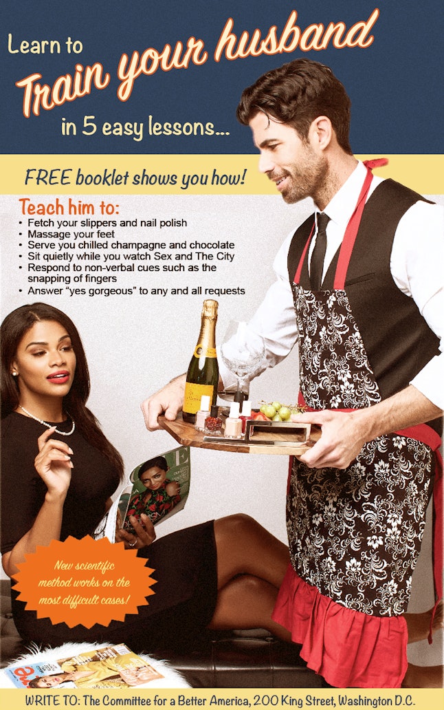 This Feminist Campaign Reimagines Sexist 50s Ads To Put This Feminist Campaign Reimagines Sexist 50s Ads To Put